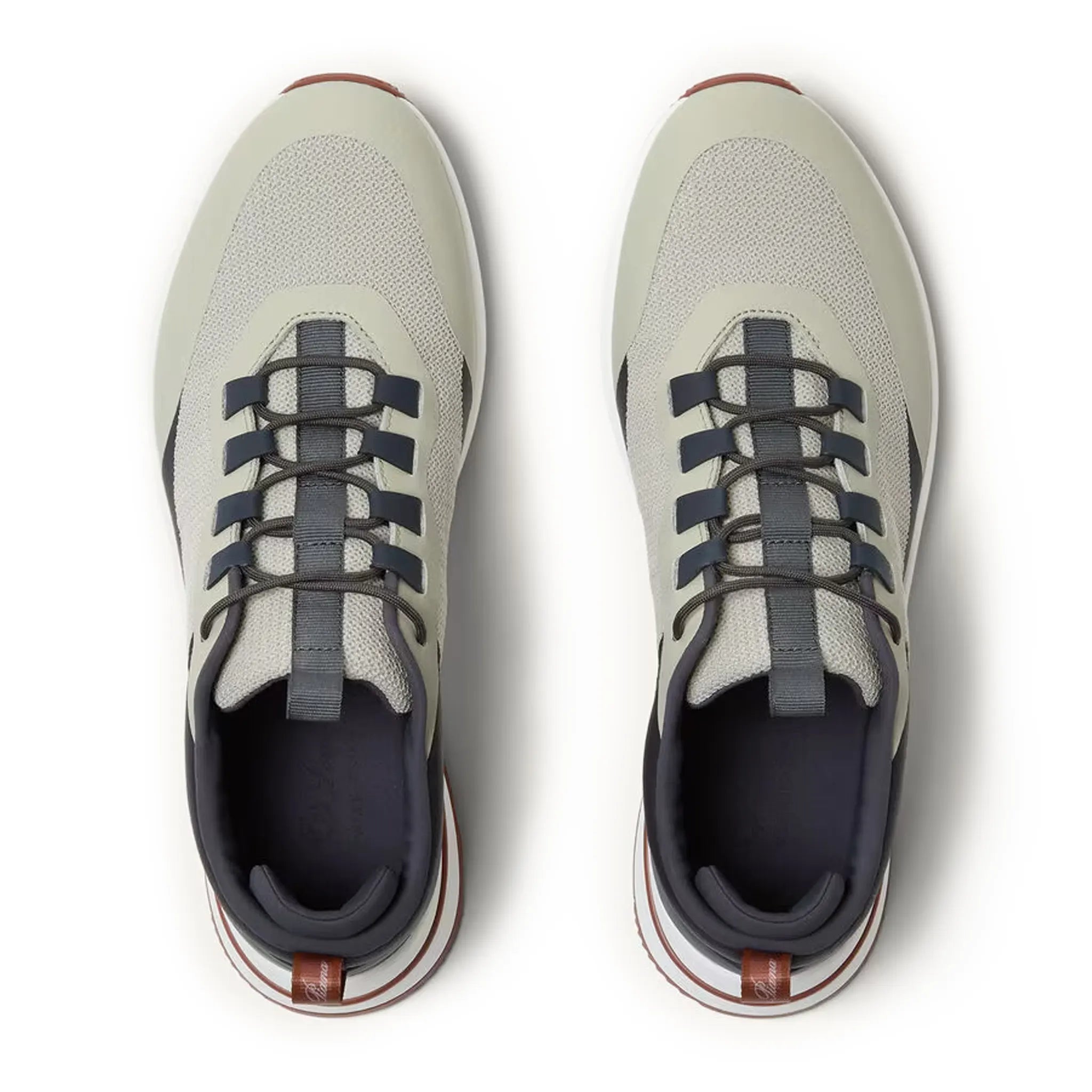 Top view of Loro Piana Week End Walk Linen Sneaker